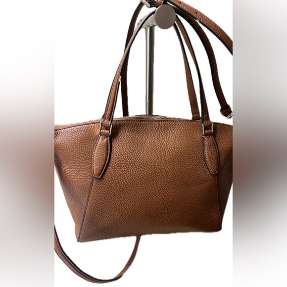 Kate Spade Monica Satchel, Brown Pebble Leather - Picture 5 of 10